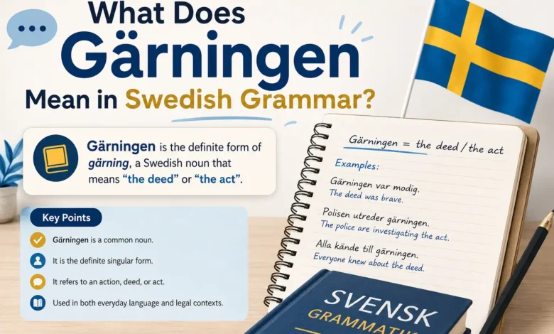 Gärningen